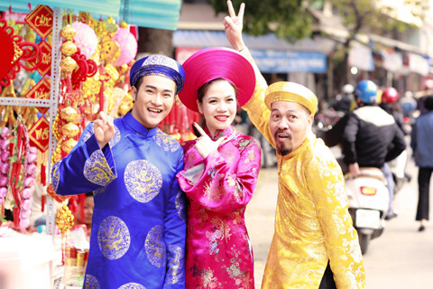 Hình ảnh rất 'đời', rất xuân của Đức Hùng.