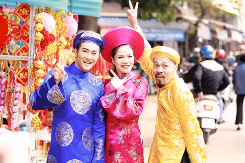 Hình ảnh rất 'đời', rất xuân của Đức Hùng.