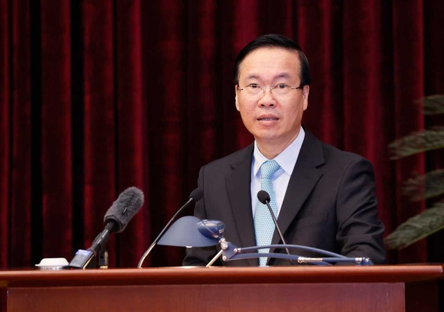 Chủ tịch nước Võ Văn Thưởng khẳng định, Đảng, Nhà nước luôn đề cao, trân trọng, đặc biệt quan tâm, tạo mọi điều kiện để đội ngũ trí thức, nhà khoa học, văn nghệ sĩ phát triển vững mạnh, toàn diện. Ảnh: VGP/Nguyễn Hoàng Chủ tịch nước Võ Văn Thưởng khẳng định, Đảng, Nhà nước luôn đề cao, trân trọng, đặc biệt quan tâm, tạo mọi điều kiện để đội ngũ trí thức, nhà khoa học, văn nghệ sĩ phát triển vững mạnh, toàn diện. Ảnh: VGP/Nguyễn Hoàng