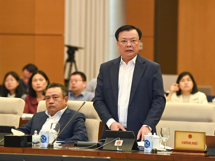Bí thư Thành ủy Đinh Tiến Dũng phát biểu ý kiến tại phiên họp. (Ảnh: Duy Linh) Bí thư Thành ủy Đinh Tiến Dũng phát biểu ý kiến tại phiên họp. (Ảnh: Duy Linh)