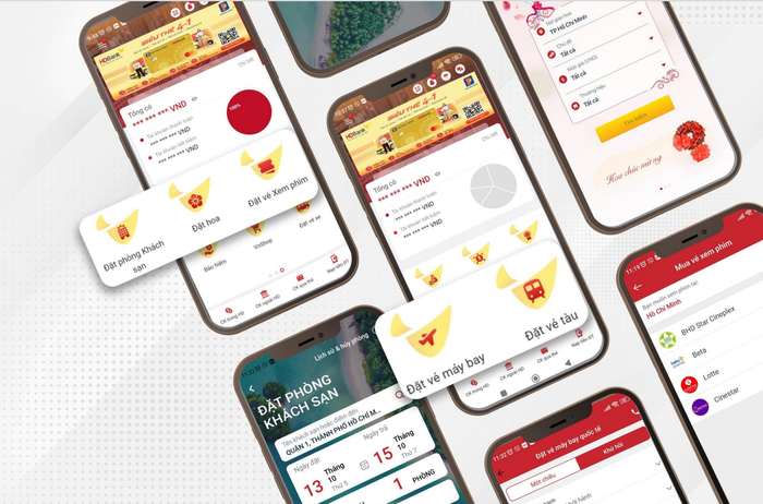 App HDBank cung cấp đa dạng tiện ích đáp ứng mọi nhu cầu khách hàng hiện đại. Hình 2.PNG