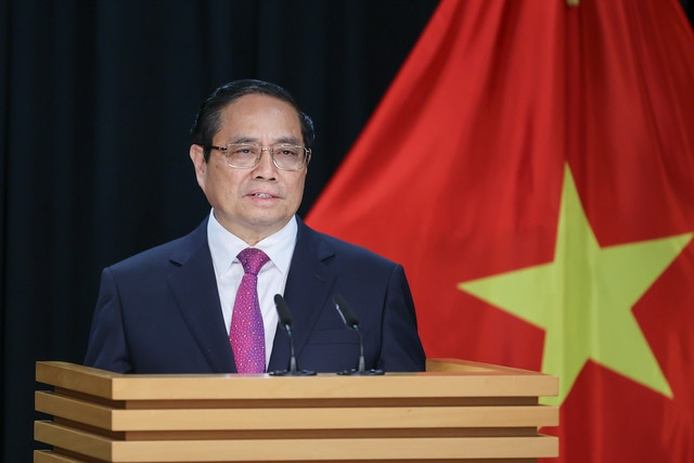 Thủ tướng khẳng định Việt Nam luôn coi trọng và mong muốn thúc đẩy mạnh mẽ quan hệ Đối tác Chiến lược với New Zealand. Ảnh: VGP/Nhật Bắc Thủ tướng khẳng định Việt Nam luôn coi trọng và mong muốn thúc đẩy mạnh mẽ quan hệ Đối tác Chiến lược với New Zealand. Ảnh: VGP/Nhật Bắc