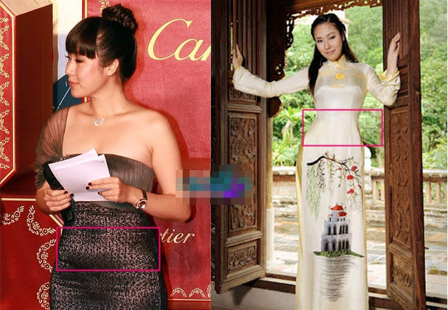 Vì vòng hai thuộc hàng "quá khổ" nên Ngô Phương Lan luôn phải nhờ đến photoshop để "cứu vãn" vóc dáng của mình