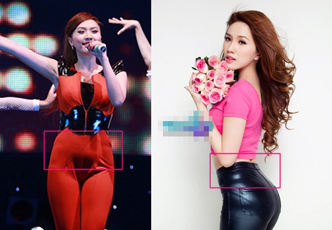 Bảo Thy có vòng bụng khá to. Nhưng trong những tấm ảnh nghệ thuật, cô lại có vòng eo thon gọn bất ngờ
