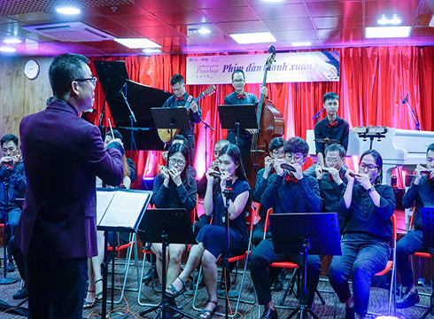 Buổi hòa nhạc “Tiếng dương cầm hát – Phím đàn thanh xuân” tại Trường Đại học Hoa Sen (ảnh: HSU)