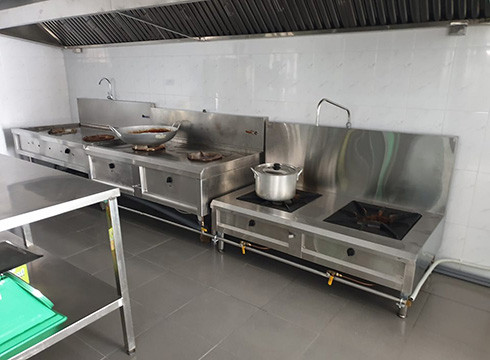 Quy trình của căng tin Trường Nguyễn Văn Linh nấu đã là bếp một chiều (ảnh: P.L) Quy trình của căng tin Trường Nguyễn Văn Linh nấu đã là bếp một chiều (ảnh: P.L)