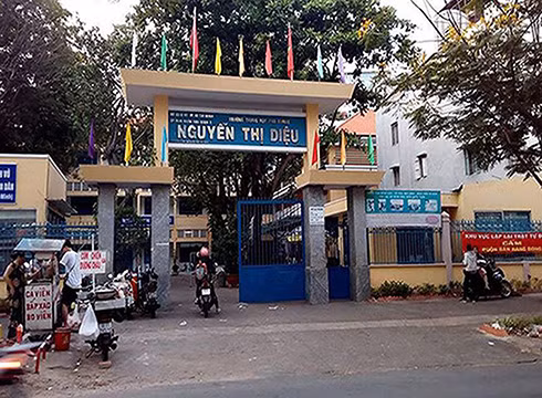 Trường trung học phổ thông Nguyễn Thị Diệu, quận 3, Thành phố Hồ Chí Minh (ảnh: H.L)