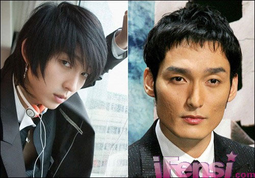 Nam ca sĩ xứ Hàn Lee Jun Ki -trái (1982) và nam ca sĩ, diễn viên Tsuyoshi Kusanagi (1974). Nam ca sĩ xứ Hàn Lee Jun Ki -trái (1982) và nam ca sĩ, diễn viên Tsuyoshi Kusanagi (1974).