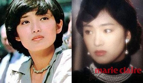 Hoa đán Củng Lợi (phải) và nữ diễn viên Nhật Bản Yamaguchi Momoe (1984). Hoa đán Củng Lợi (phải) và nữ diễn viên Nhật Bản Yamaguchi Momoe (1984).