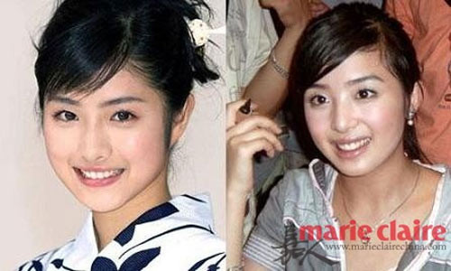 Nữ diễn viên Nhật Bản Satomi Ishihara (1986) và nữ diễn viên Trương Hàm Vận - Kristy Zhang (1988) -phải. Nữ diễn viên Nhật Bản Satomi Ishihara (1986) và nữ diễn viên Trương Hàm Vận - Kristy Zhang (1988) -phải.