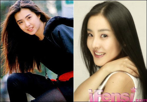 Nữ diễn viên Vương Tổ Hiền (trái) và nữ diễn viên xứ kim chi Park Eun Hye (1978). Nữ diễn viên Vương Tổ Hiền (trái) và nữ diễn viên xứ kim chi Park Eun Hye (1978).