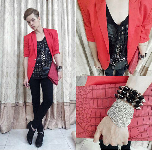 Có thể không làm vừa mắt nhiều người, song Kelbin Lei ăn mặc và phối phụ kiện rất có phong cách