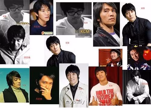 Nam tài tử Hồng Kông Châu Tinh Trì (1962) và nam ca sĩ Hàn Quốc KCM (1982).