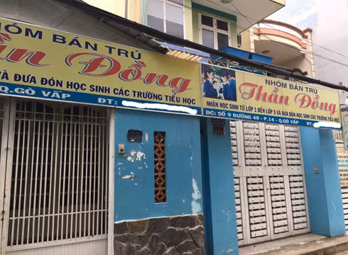 Một cơ sở bán trú vệ tinh nằm ở hẻm 51 đường Phạm Văn Chiêu, phường 14 - quận Gò Vấp (ảnh: P.L)