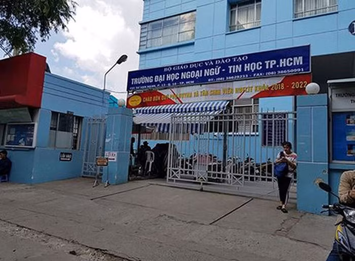Trường Đại học Ngoại ngữ - Tin học Thành phố Hồ Chí Minh (ảnh minh họa: P.L) Trường Đại học Ngoại ngữ - Tin học Thành phố Hồ Chí Minh (ảnh minh họa: P.L)
