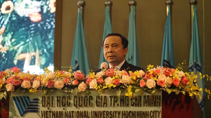 Phó Giáo sư Vũ Hải Quân, Phó Giám đốc Đại học Quốc gia Thành phố Hồ Chí Minh (ảnh: VNUHCM)
