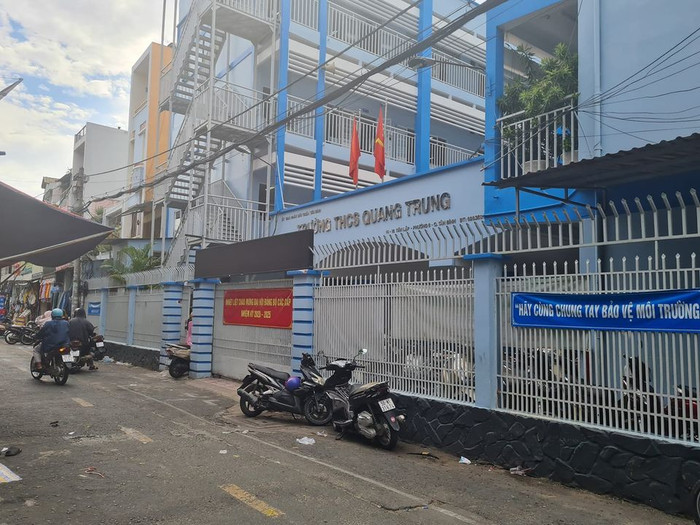 Trường trung học cơ sở Quang Trung, quận Tân Bình, Thành phố Hồ Chí Minh (ảnh: P.L)
