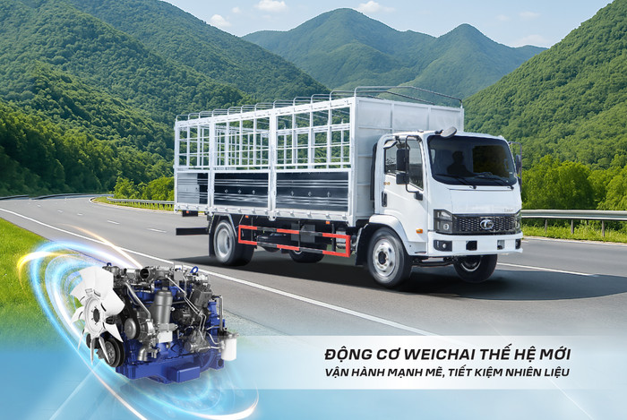 THACO Linker sở hữu động cơ Weichai thế hệ mới đạt tiêu chuẩn Euro 5. Hinh 4 - Dong co Weichai the he moi.jpg