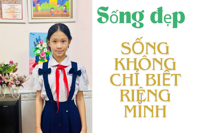 Em Nguyễn Minh Anh, học sinh lớp 5/1, Trường Tiểu học Nguyễn Đình Chính, Quận Phú Nhuận, Thành phố Hồ Chí Minh. MinhAnh.giaoduc.net.vn.jpg