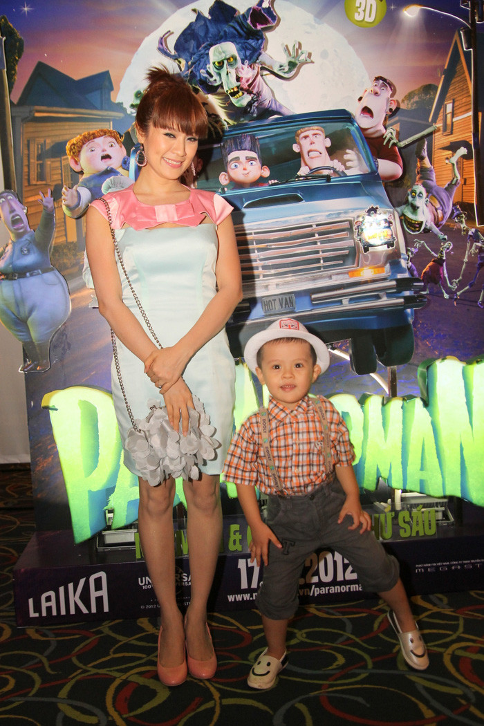 Cậu bé không hề nhút nhát.