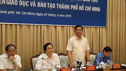 Bí thư Đinh La Thăng: Giáo dục hội nhập là không có chạy trường, chạy lớp (ảnh: P.L)