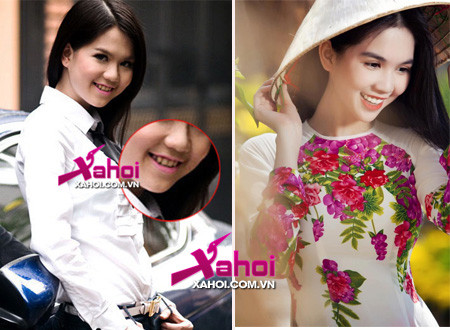 Ngọc Trinh đang là cái tên hot của làng giải trí Việt, là biểu tượng của sắc đẹp và thời trang của biết bao cô gái trẻ. Sở hữu nước da trắng mịn như trứng gà bóc, một thân hình bốc lửa với số đo 3 vòng hoàn hảo, khuôn mặt dễ thương, mái tóc thề đen mượt... trong mắt không ít người trẻ, Ngọc Trinh đẹp hoàn hảo không tì vết.