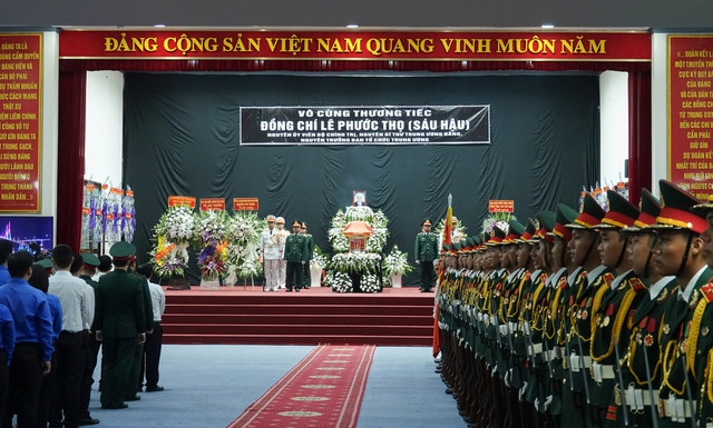 Lễ Truy điệu đồng chí Lê Phước Thọ.