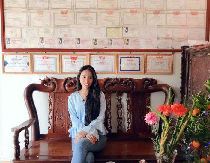 Nữ sinh Đào Thị Thanh Trà. (Ảnh: Nhân vật cung cấp)