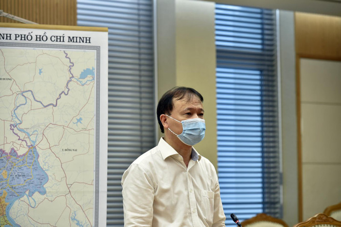 Thứ trưởng Bộ Công Thương Đỗ Thắng Hải: Bộ Công Thương đã có kế hoạch chuẩn bị cho tình huống áp dụng Chỉ thị 16/CT-TTg tại 19 tỉnh, thành phố. Ảnh: VGP/Đình Nam