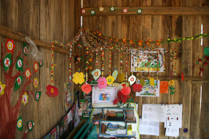 Một góc trang trí lớp học mầm non Nậm Mười. Một góc trang trí lớp học mầm non Nậm Mười.