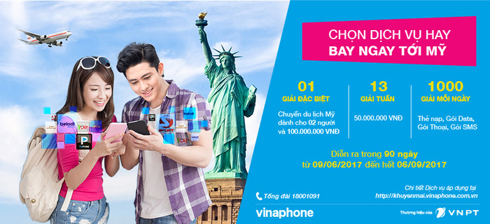 VinaPhone tặng hơn 90.000 giải thưởng cho khách hàng đăng ký dịch vụ thông tin giải trí. VinaPhone tặng hơn 90.000 giải thưởng cho khách hàng đăng ký dịch vụ thông tin giải trí.