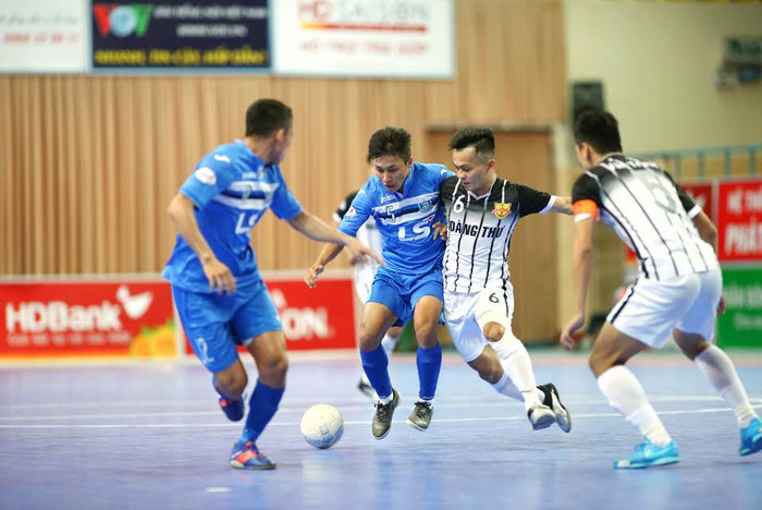 Thái Sơn Nam tiến gần đến ngôi vô địch hơn sau chiến thắng 6-0 trước Hoàng Thư Đà Nẵng. Thái Sơn Nam tiến gần đến ngôi vô địch hơn sau chiến thắng 6-0 trước Hoàng Thư Đà Nẵng.