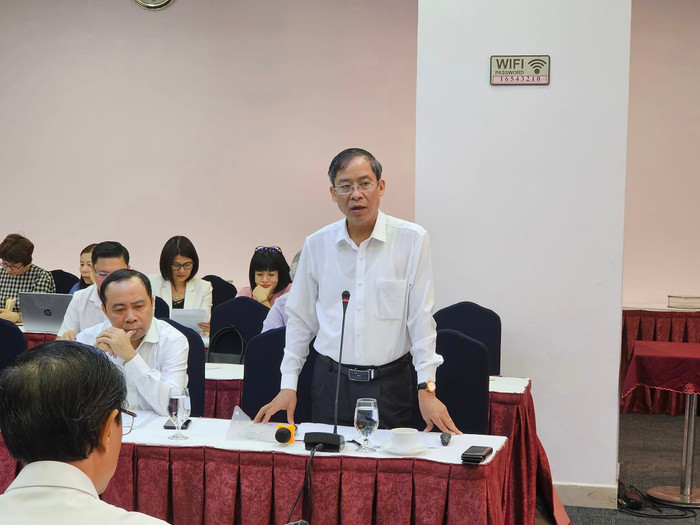 Ông Vũ Minh Đức - Cục trưởng Cục Nhà giáo, Cán bộ Quản lý Giáo dục phát biểu (ảnh: V.D) Ông Vũ Minh Đức - Cục trưởng Cục Nhà giáo, Cán bộ Quản lý Giáo dục phát biểu (ảnh: V.D)