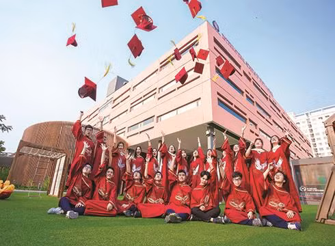 Học sinh của Trường SNA, trực thuộc Tập đoàn giáo dục Nguyễn Hoàng (ảnh: NHG)