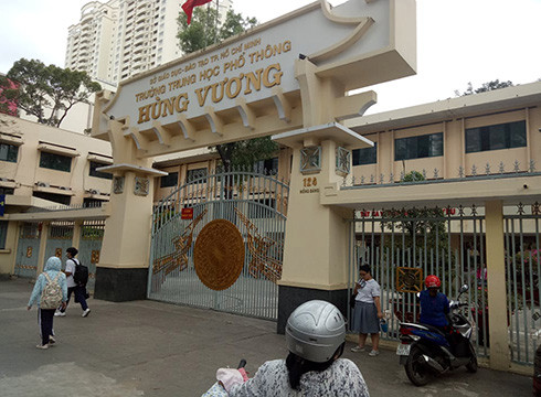 Trường trung học phổ thông Hùng Vương, quận 5, Thành phố Hồ Chí Minh (ảnh: P.L) Trường trung học phổ thông Hùng Vương, quận 5, Thành phố Hồ Chí Minh (ảnh: P.L)