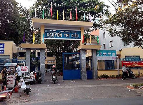 Trường trung học phổ thông Nguyễn Thị Diệu, quận 3, Thành phố Hồ Chí Minh (ảnh: H.L)