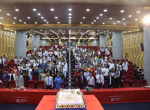 Trường Đại học Quốc tế Hồng Bàng vừa kỷ niệm 23 năm hình thành và phát triển (ảnh: HIU)