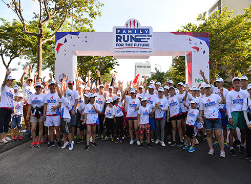 Lễ hội "Gia đình chạy vì tương lai" (ảnh: NHG) Lễ hội "Gia đình chạy vì tương lai" (ảnh: NHG)