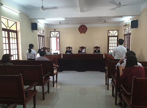 Toàn cảnh phiên tòa sáng ngày 10/7/2020 (ảnh: P.L) Toàn cảnh phiên tòa sáng ngày 10/7/2020 (ảnh: P.L)