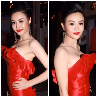 Gần đây, Jullia Hồ cũng xuất hiện với gương mặt "sưng phù"