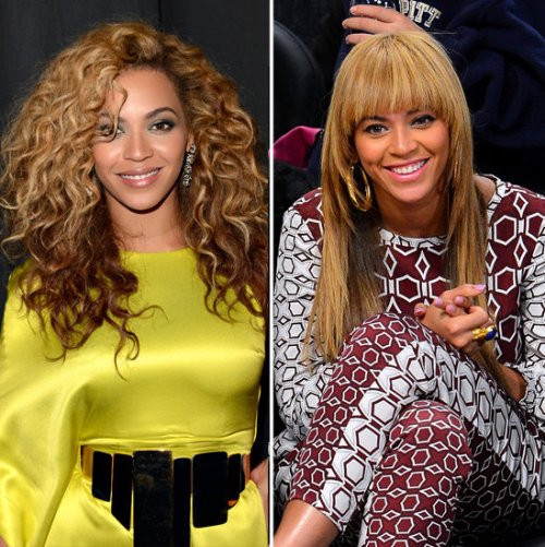 Beyonce Knowles Từ mái tóc xoăn với phần mái dài, nữ ca sĩ da màu chọn tóc thẳng mái bằng và màu sắc tươi sáng. Kiểu tóc mới khiến cô trẻ trung mà vẫn thật quyến rũ. Để giữ được nếp tóc, bạn đừng quên sử dụng máy sấy và lược tròn làm khô khi tóc còn ẩm. Beyonce Knowles Từ mái tóc xoăn với phần mái dài, nữ ca sĩ da màu chọn tóc thẳng mái bằng và màu sắc tươi sáng. Kiểu tóc mới khiến cô trẻ trung mà vẫn thật quyến rũ. Để giữ được nếp tóc, bạn đừng quên sử dụng máy sấy và lược tròn làm khô khi tóc còn ẩm.