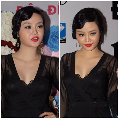 Khi cười hay biểu lộ cảm xúc, gương mặt cô đều thể hiện sự "căng cứng" và gượng gạo