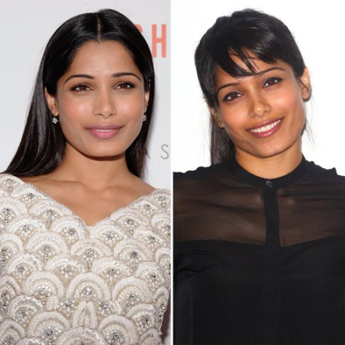 Freida Pinto Một chút mái bằng tỉa lệch giúp xóa mờ sự đơn giản trong phong cách của Freida. Cô nàng như thêm tươi trẻ và năng động trong mọi sự kiện nhờ phần tóc mái độc đáo này. Freida Pinto Một chút mái bằng tỉa lệch giúp xóa mờ sự đơn giản trong phong cách của Freida. Cô nàng như thêm tươi trẻ và năng động trong mọi sự kiện nhờ phần tóc mái độc đáo này.