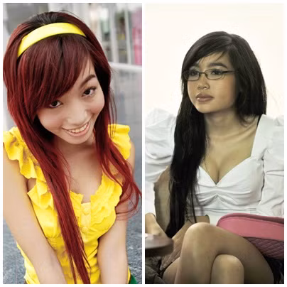 Trước kia, má Elly Trần hơi hốc hác một chút, thì giờ đây nó đã đầy lên một cách lạ kỳ