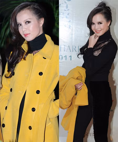 ... Á hậu Ngọc Oanh...