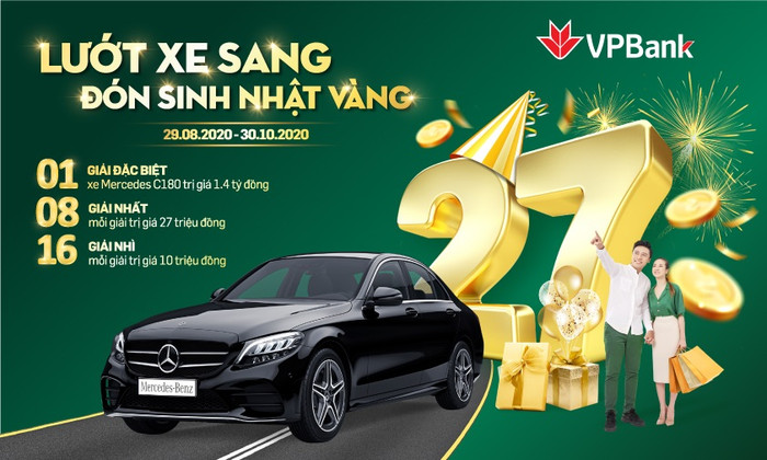 Lướt xe sang – Đón sinh nhật vàng cùng VPBank Lướt xe sang – Đón sinh nhật vàng cùng VPBank