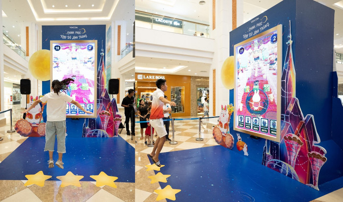 Game công nghệ tương tác hoàn toàn miễn phí đã thu hút hàng nghìn người chơi, mang đến các phần quà bất ngờ như: gấu bông khổng lồ, tai nghe, giải thưởng lớn 10 triệu đồng cho người chơi xuất sắc nhất. Game công nghệ được mở tới hết ngày 01/10/2020 tại Vincom Center Landmark 81 (Thành phố Hồ Chí Minh) và Vincom Mega Mall Royal City (Hà Nội).
