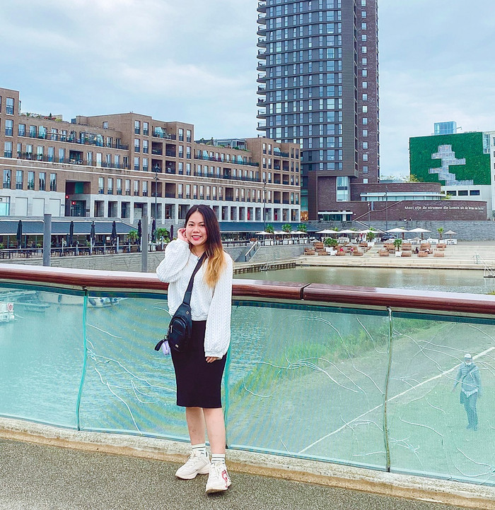 Trần Mỹ Linh trong những ngày đầu tại Hà Lan (Ảnh: Nhân vật cung cấp) Trần Mỹ Linh trong những ngày đầu tại Hà Lan (Ảnh: Nhân vật cung cấp)