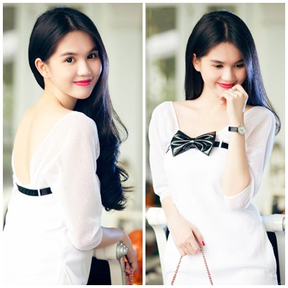 Một phong cách tiểu thư đáng yêu của Ngọc Trinh