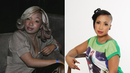 Nomasonto Mnisi trước và sau khi tẩy trắng da.